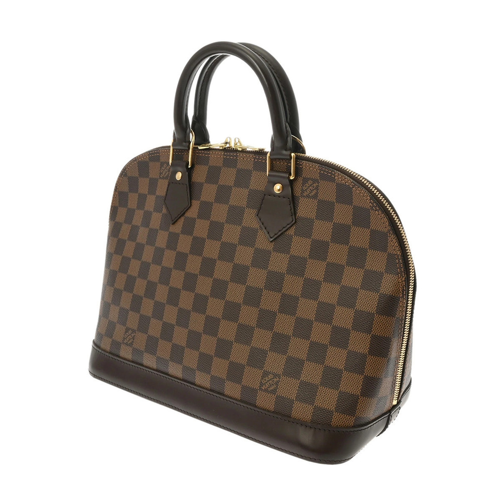 Louis Vuitton Canvas Alma Brown Handbag Damier Brown